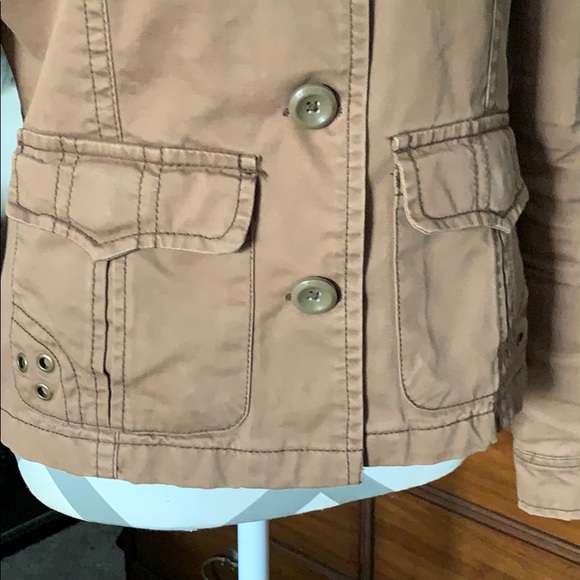 Brown Fall Utility Jacket - Picture 3 of 7